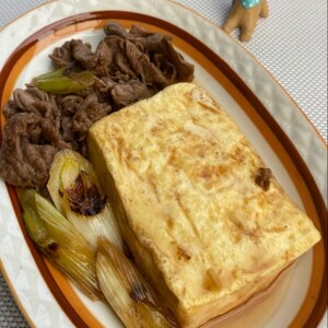 【定番】フライパンでササッと♪肉豆腐